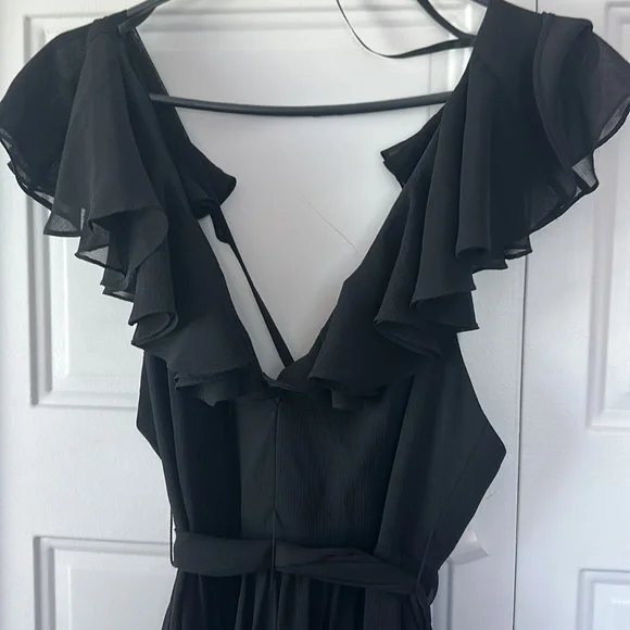 Jill Jill Stuart Ruffle Chiffon Gown MSRP $398 - Picture 5 of 13